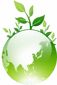 豊かな地球のイラスト